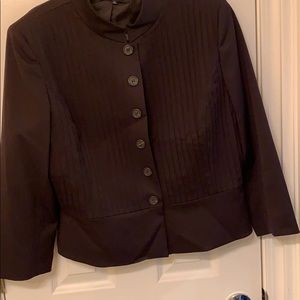 Antonio Melani Black front pleated Jacket.